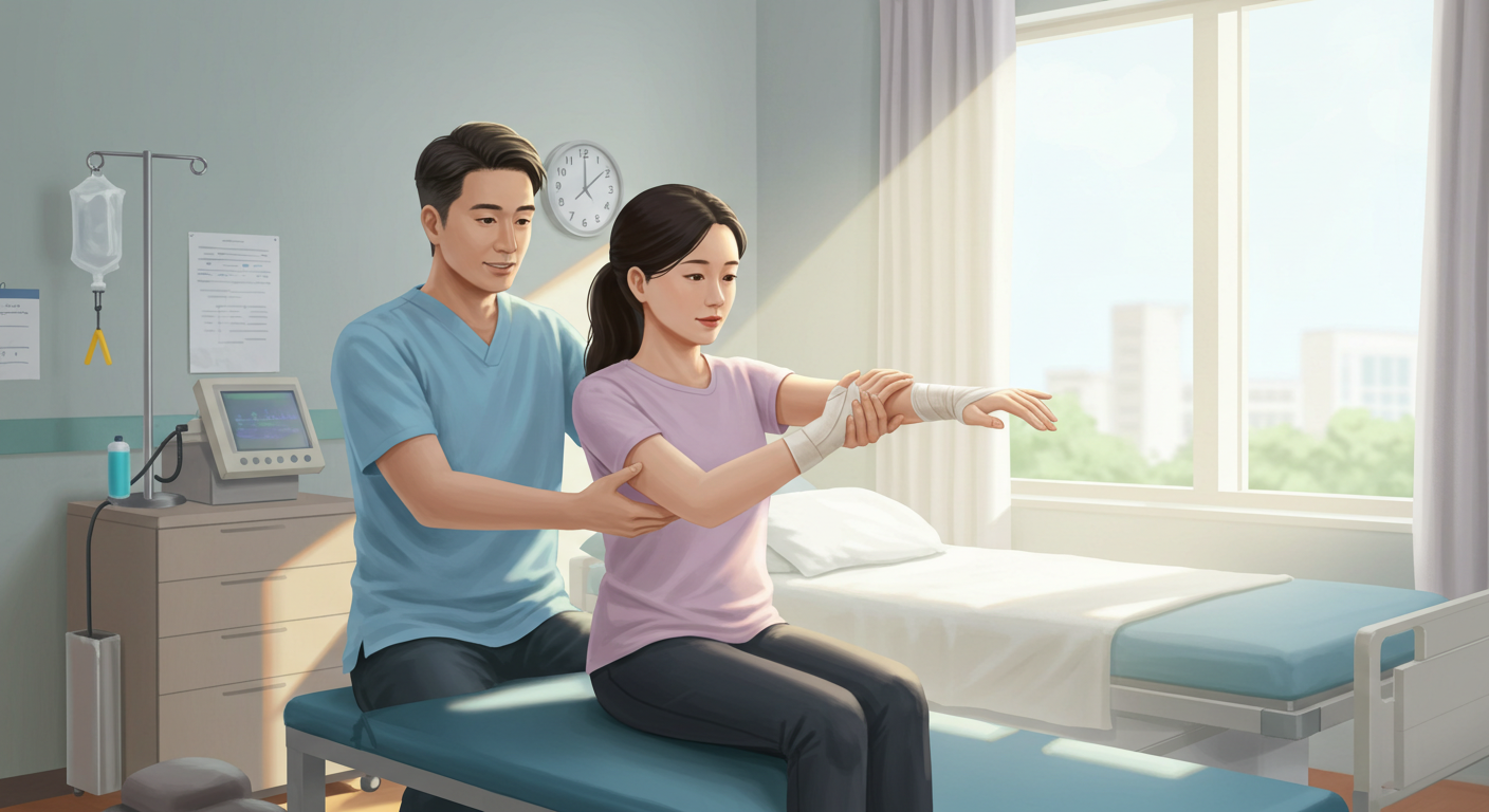 손목후유증, 손목재활