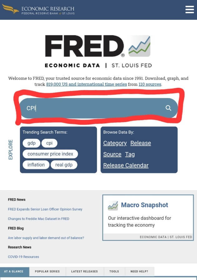 미국 경제지표 확인