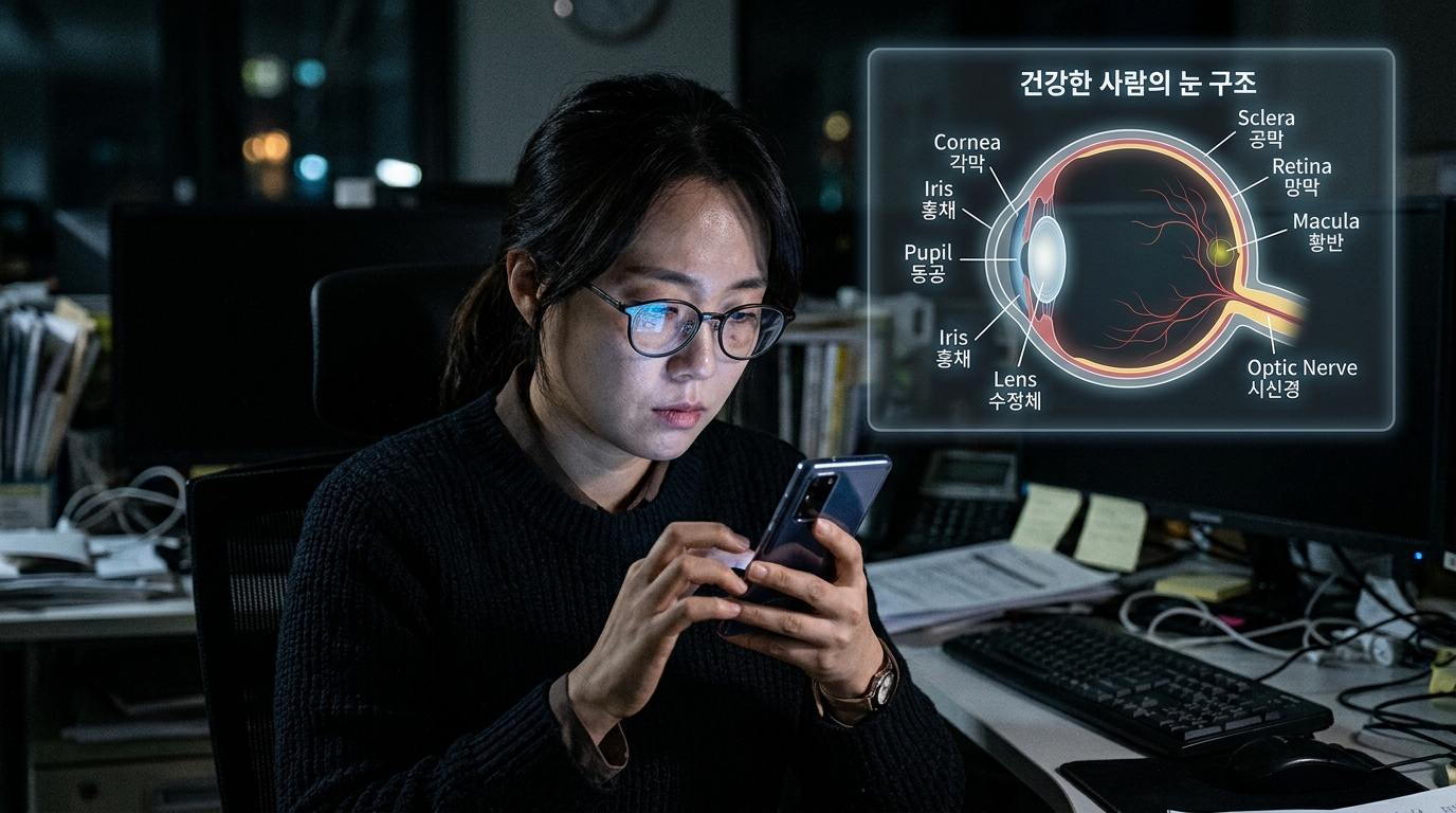 스마트폰_시력_저하_예방_습관