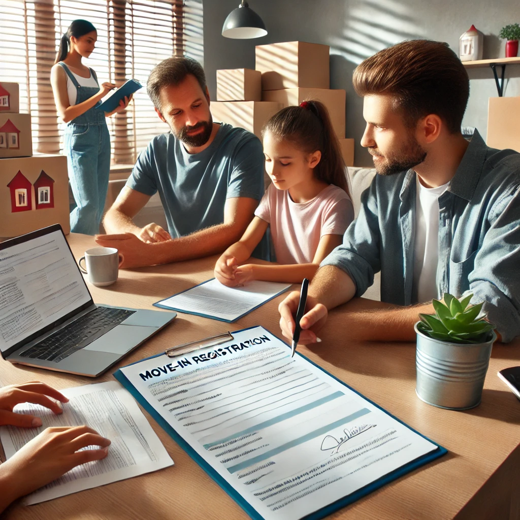  신축 아파트 전입신고와 관련된 이미지 