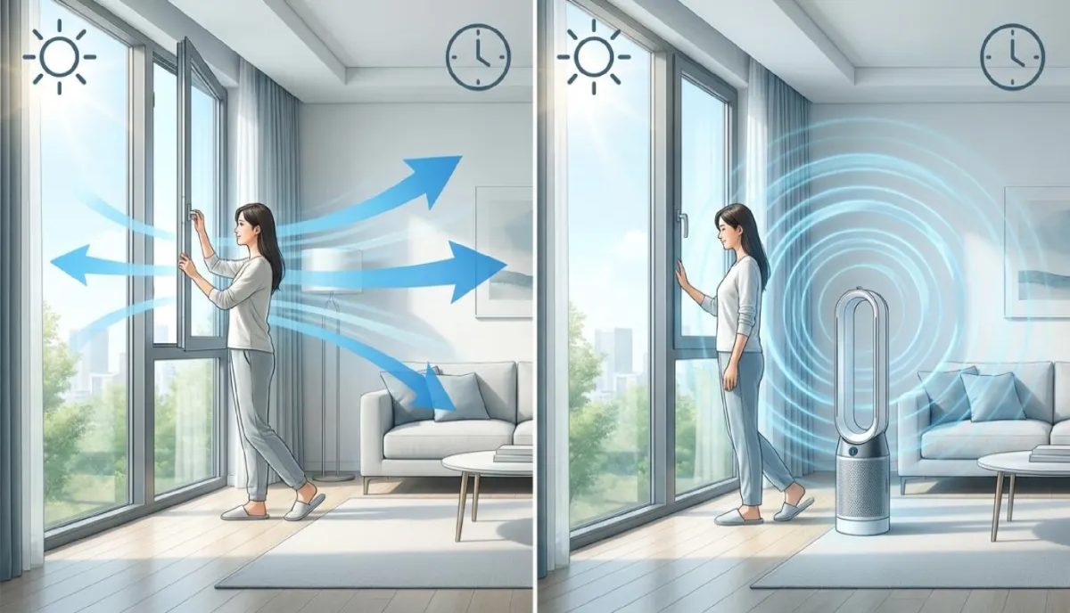 봄철 미세먼지 환기 시간 및 가전제품 세척 필터 건조 주의사항 안내