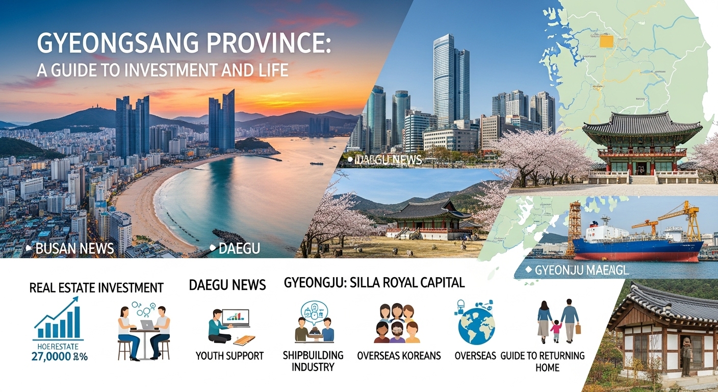 2026년 경상권, 글로벌 허브도시로 도약 ❘ 부산 부동산 회복·대구 청년 지원·경주 신라왕경 복원