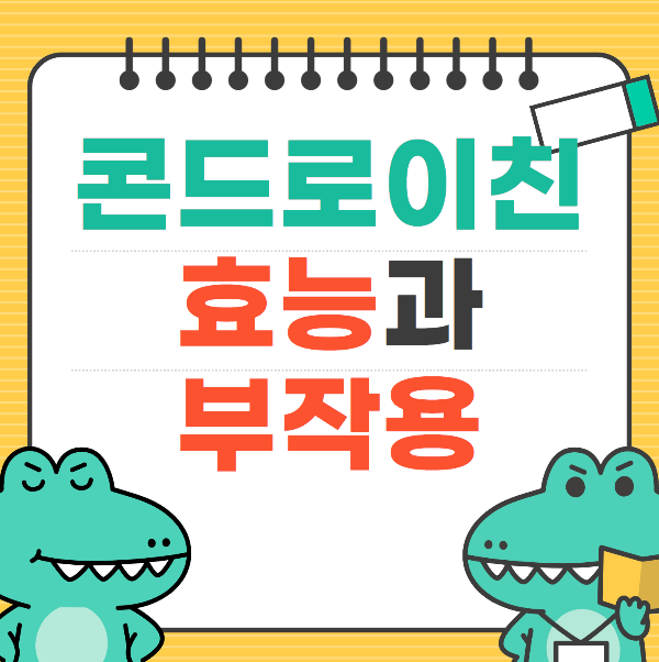 40대 관절 건강을 위한 콘드로이친 효능, 부작용, 복용법 가이드