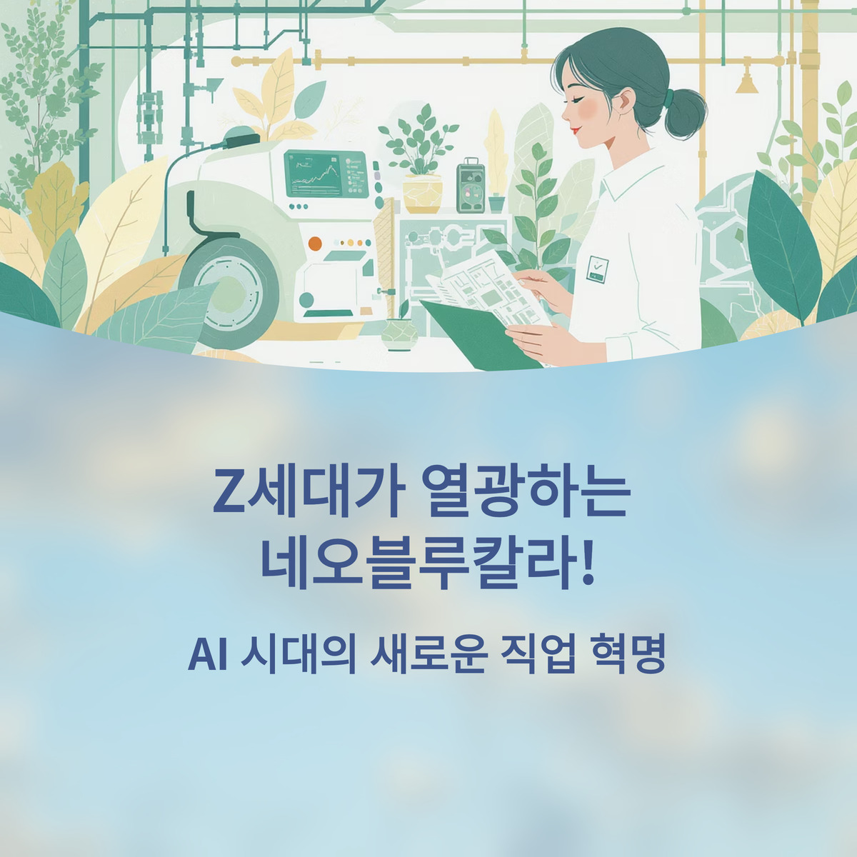 Z세대가 열광하는 네오블루칼라!