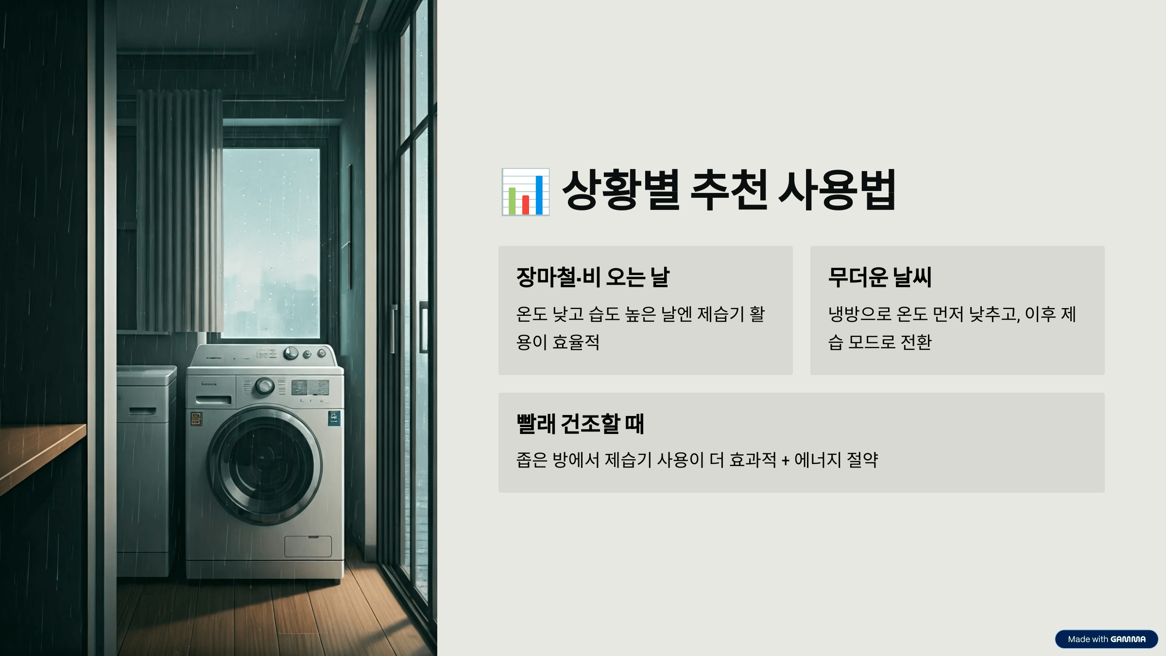 에어컨 제습 냉방 전기세 비교