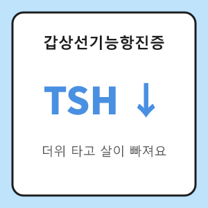 갑상선기능항진증 TSH 낮음