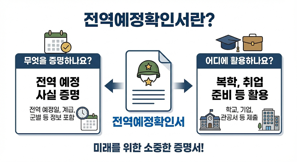전역예정확인서란? (무엇을 증명하나요)
