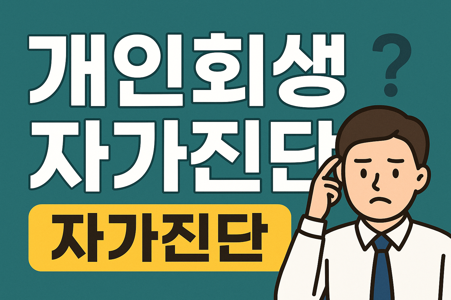 개인회생 자가진단 바로알아보기