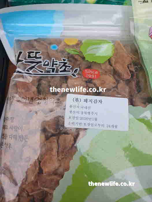돼지감자 효능 요리 장아찌
