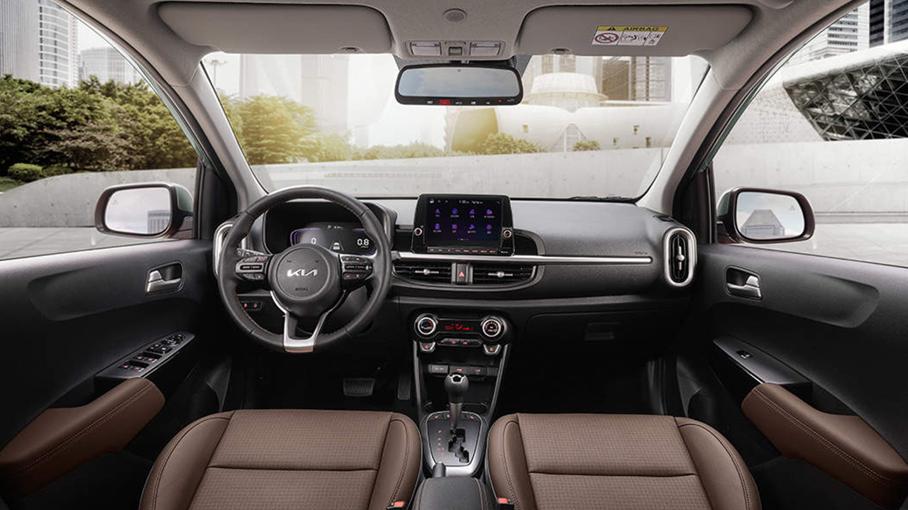 2024년형 기아 모닝 1열 실내 사진