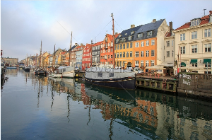 덴마크 코펜하겐 시가지 전경모습