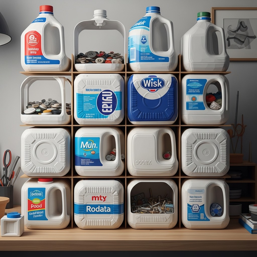 우유통 모듈 수납박스 배치