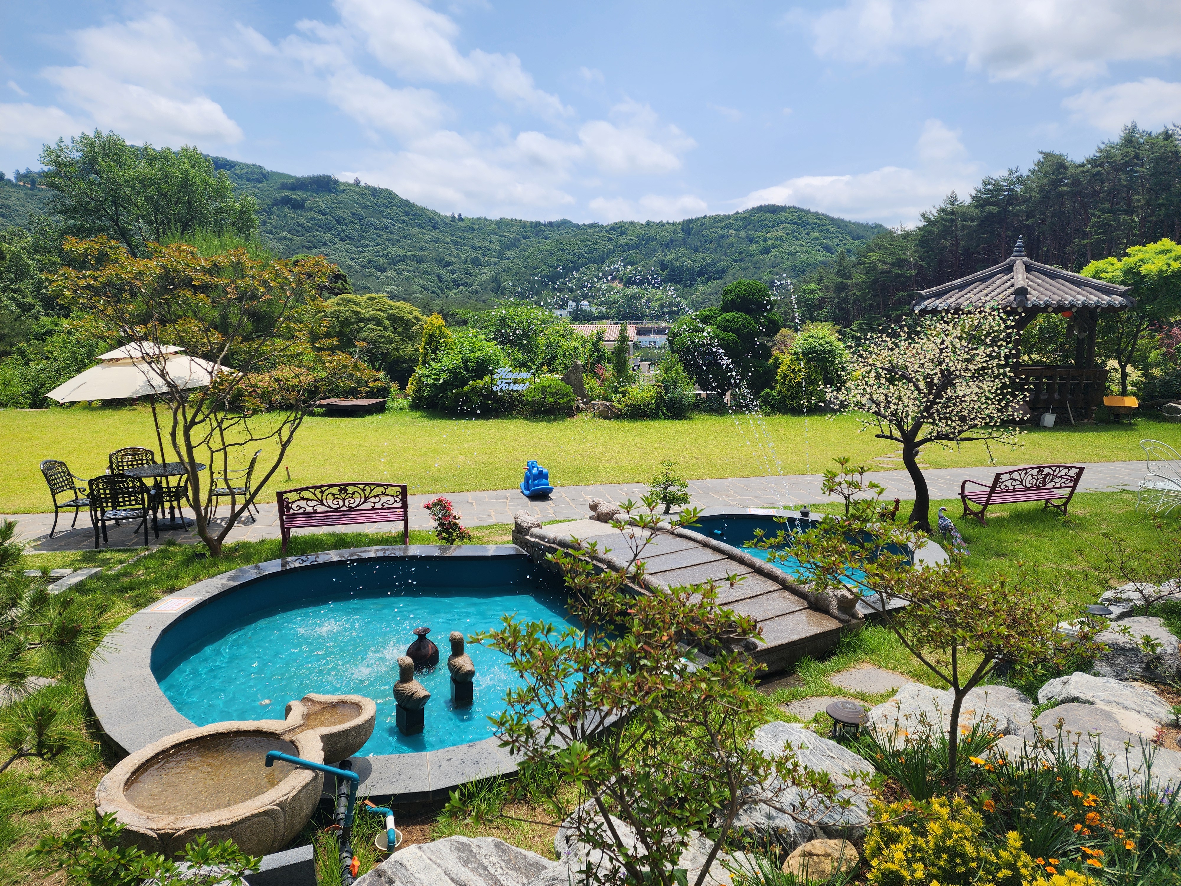 해미숲카페 정원