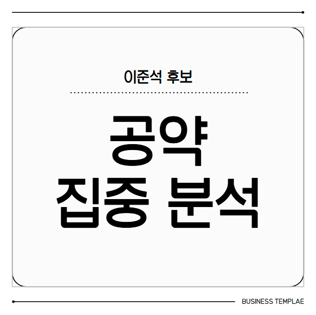 정치 개혁, 경제 활성화, 사회 혁신 등 분야별 주요 공약 정리