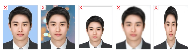 여권 재발급 온라인 신청 시 제출 불가한 사진 파일