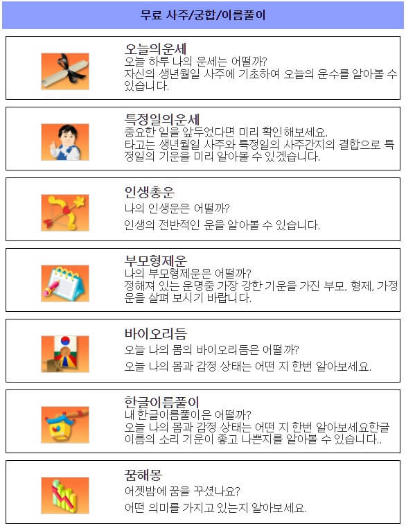 바로통꿈해몽-운세확인-방법-설명하는-사진