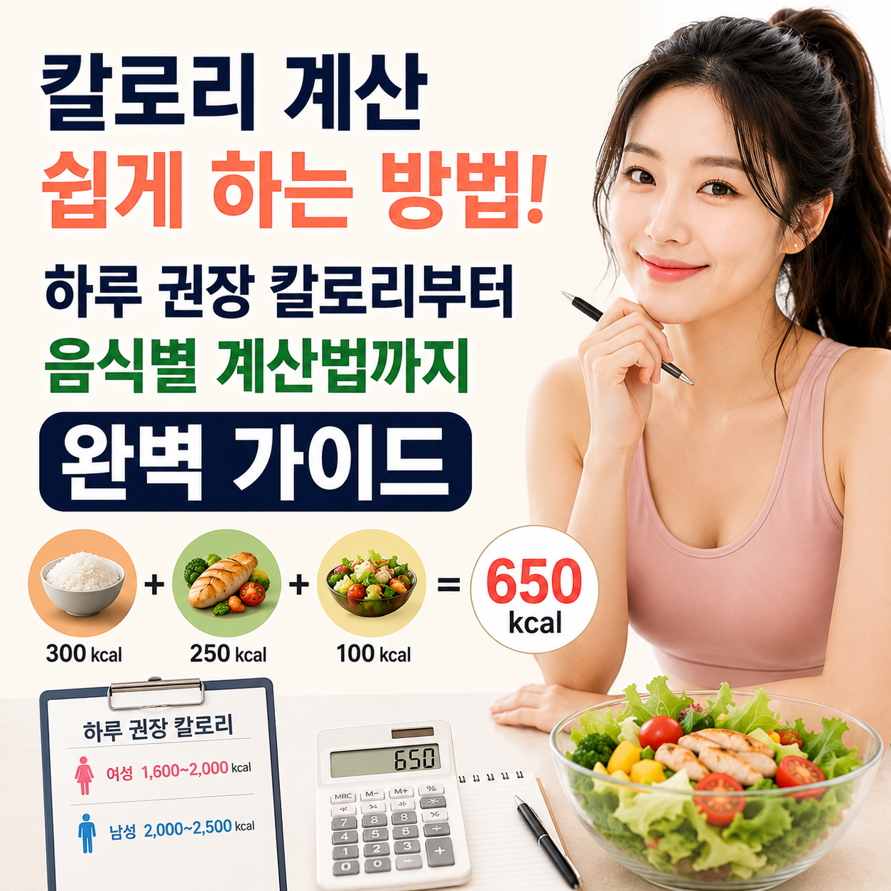 칼로리 계산 쉽게 하는 방법
