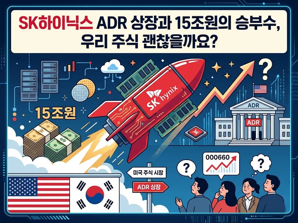 SK하이닉스 ADR 상장과 15조원의 승부수, 우리 주식 괜찮을까요?