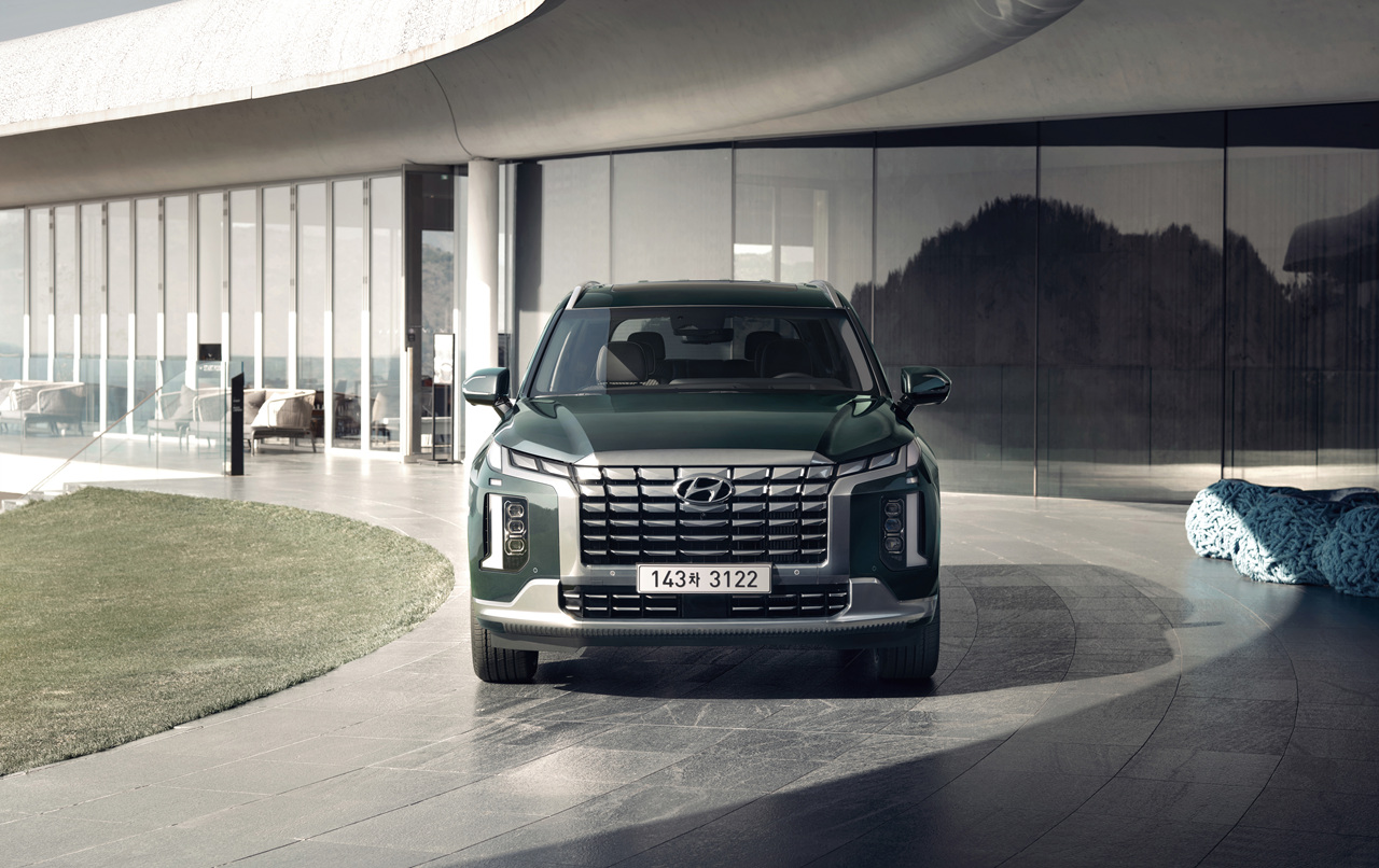 2024년 팰리세이드 전면 사진