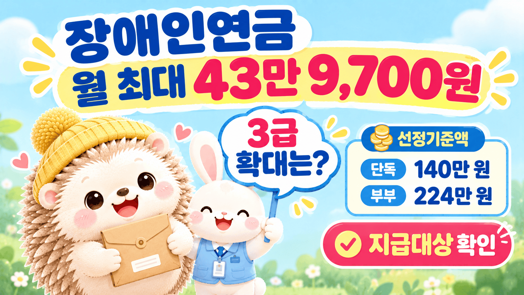장애인연금 3급