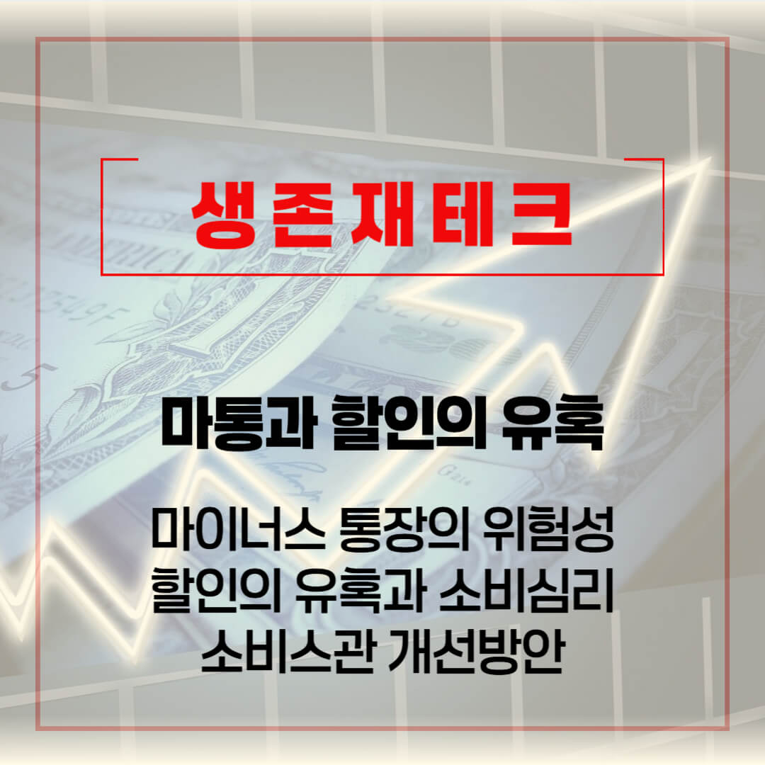 생존재테크 - 마이너스 통장과 할인의 유혹 - 0101