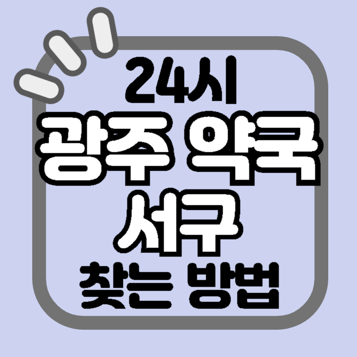 광주 서구 24시 야간 주말 공휴일 명절 추석 설 약국 병원 동물병원 찾기