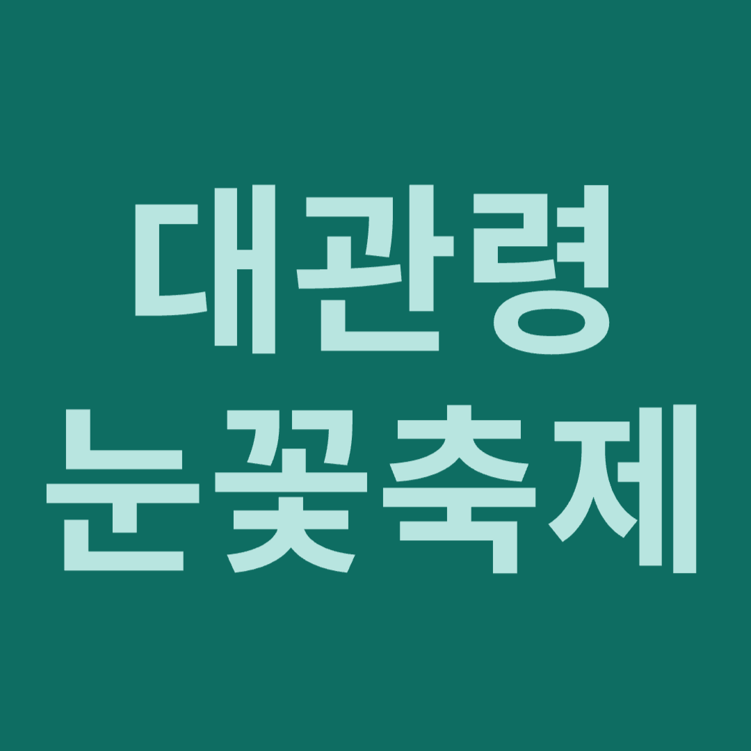 대관령눈꽃축제