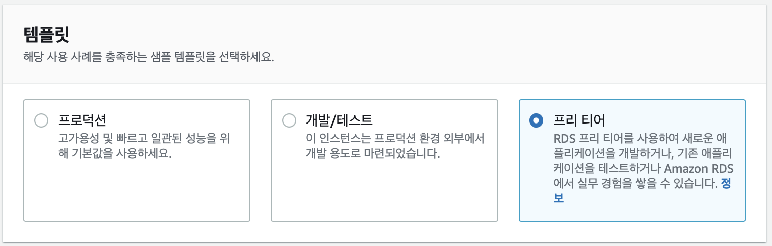 템플릿은-프리티어로-선택되어-있다.