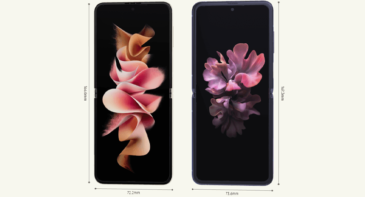 갤럭시Z플립3_갤럭시Z플립_펼쳤을때 갤럭시Z플립3_갤럭시Z플립_펼쳤을때