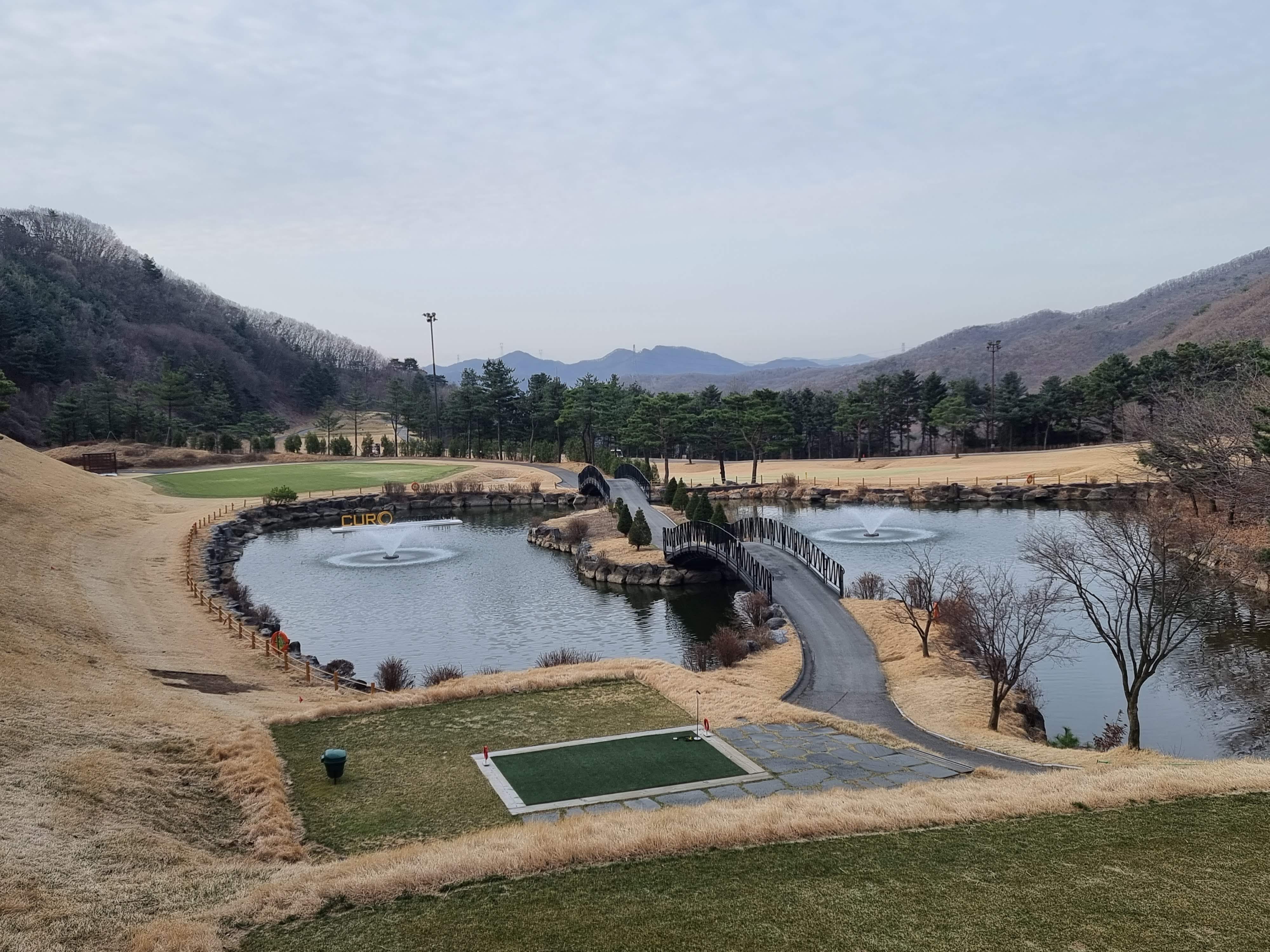 Par3 홀에서 본 코스 레이아웃
