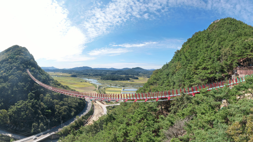 전라북도 순창 채계산 출렁다리