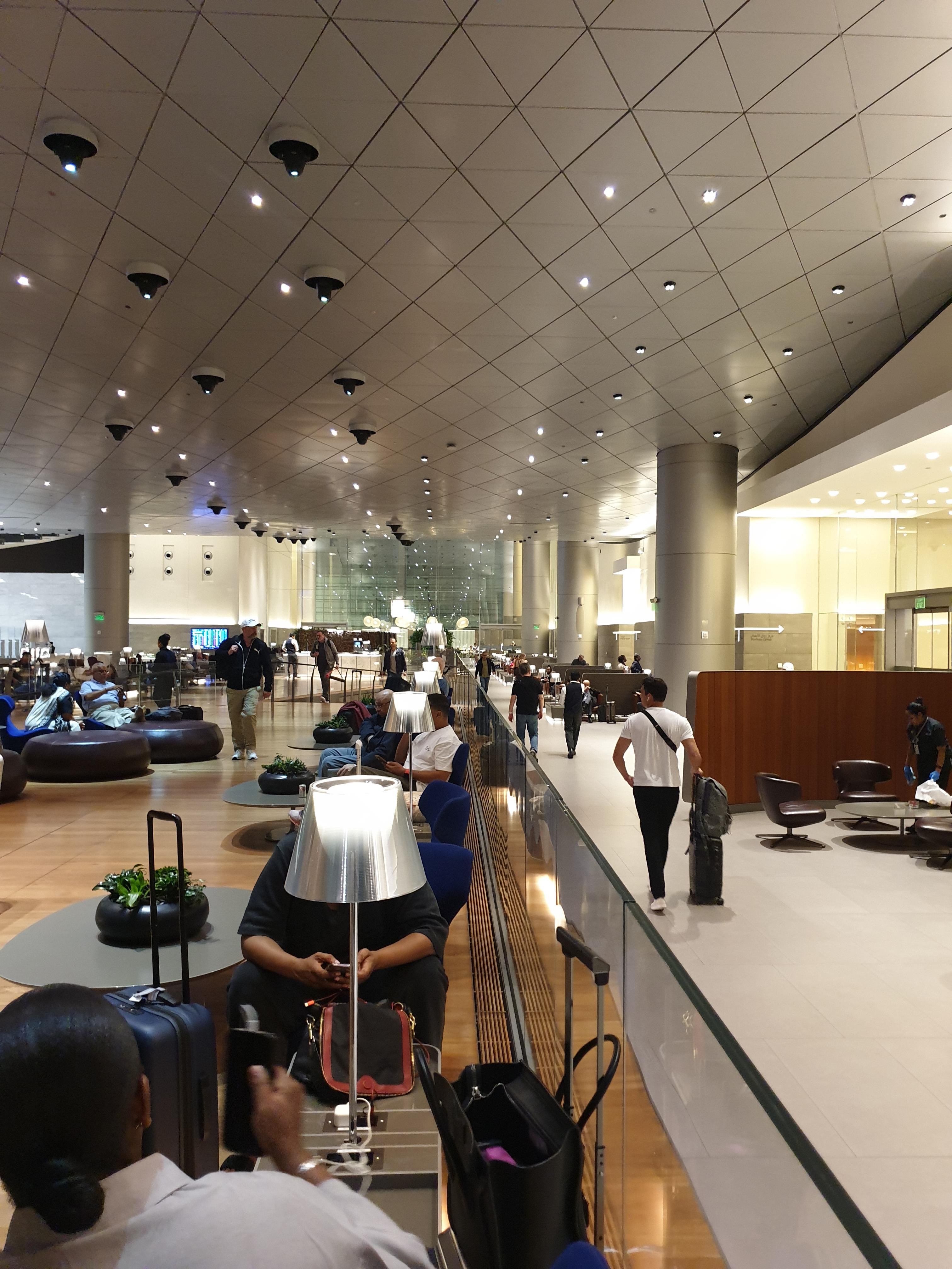 도하공항 엄청난 규모의 럭셔리한 비지니스라운지