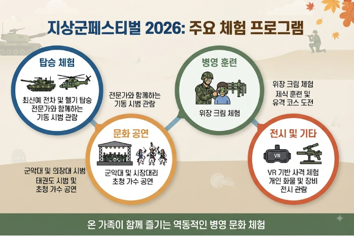 지상군페스티벌 체험 프로그램