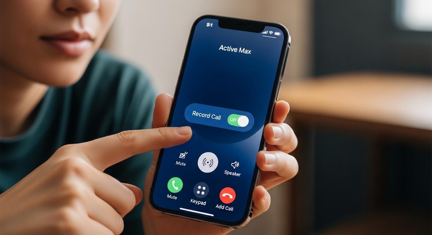 아이폰 통화녹음 switch