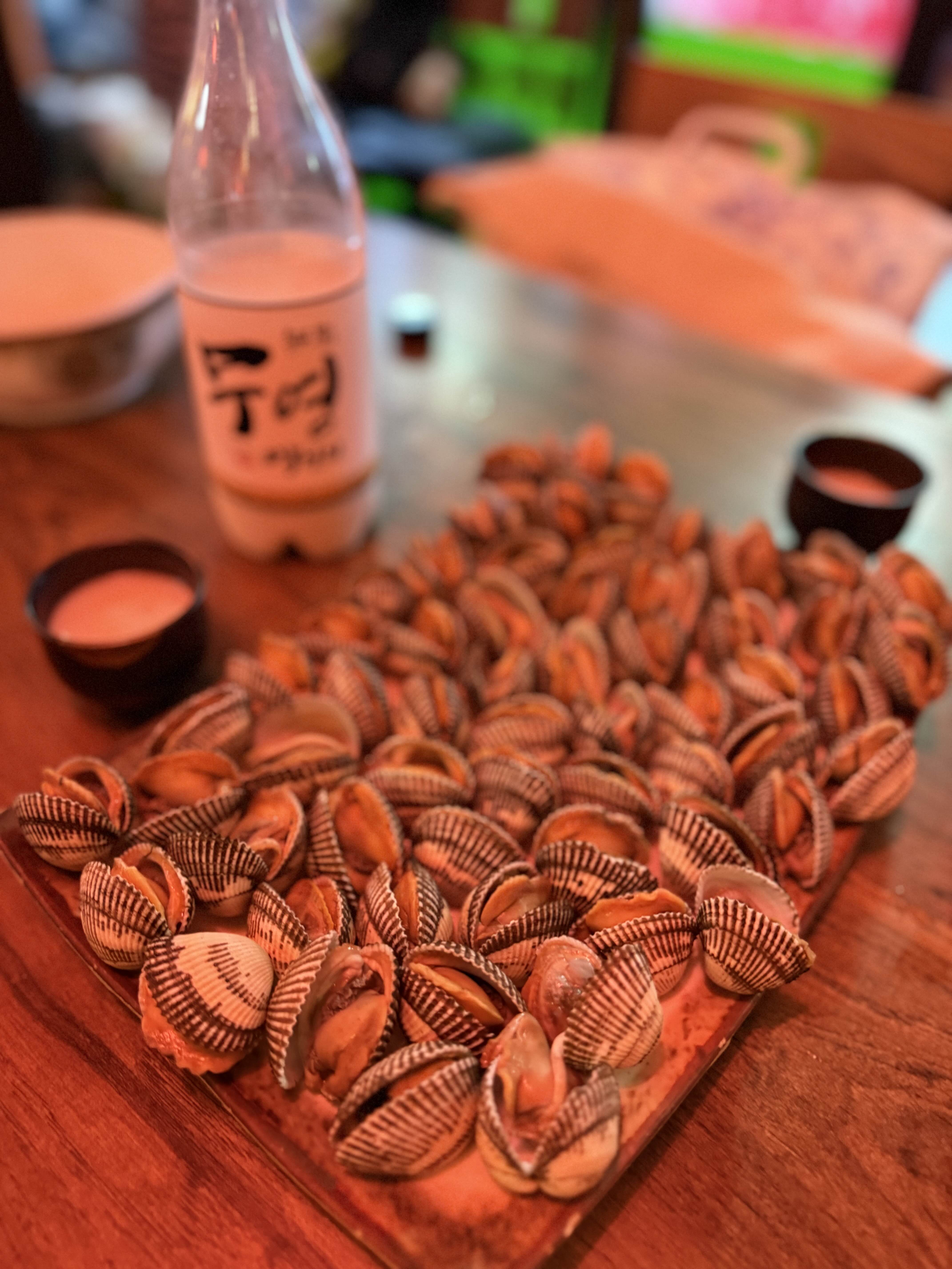 꼬막데침