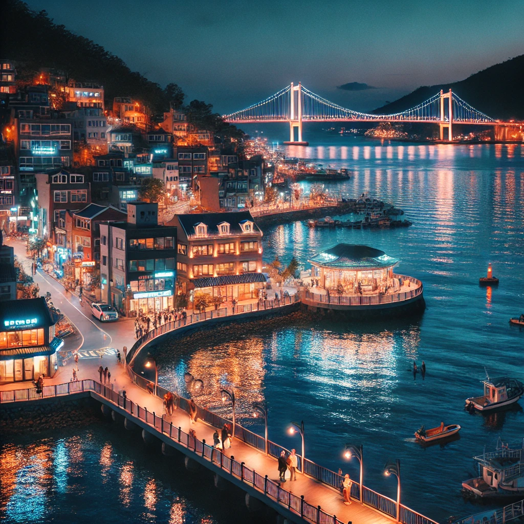 여수 밤바다 사진