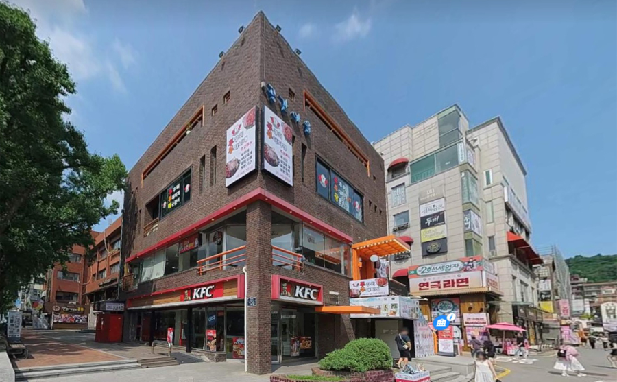 연극 라면 공연장 가는길