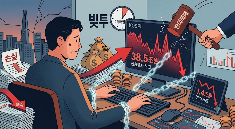 빚투 38조 시대(신용거래융자, 반대매매, 레버리지)