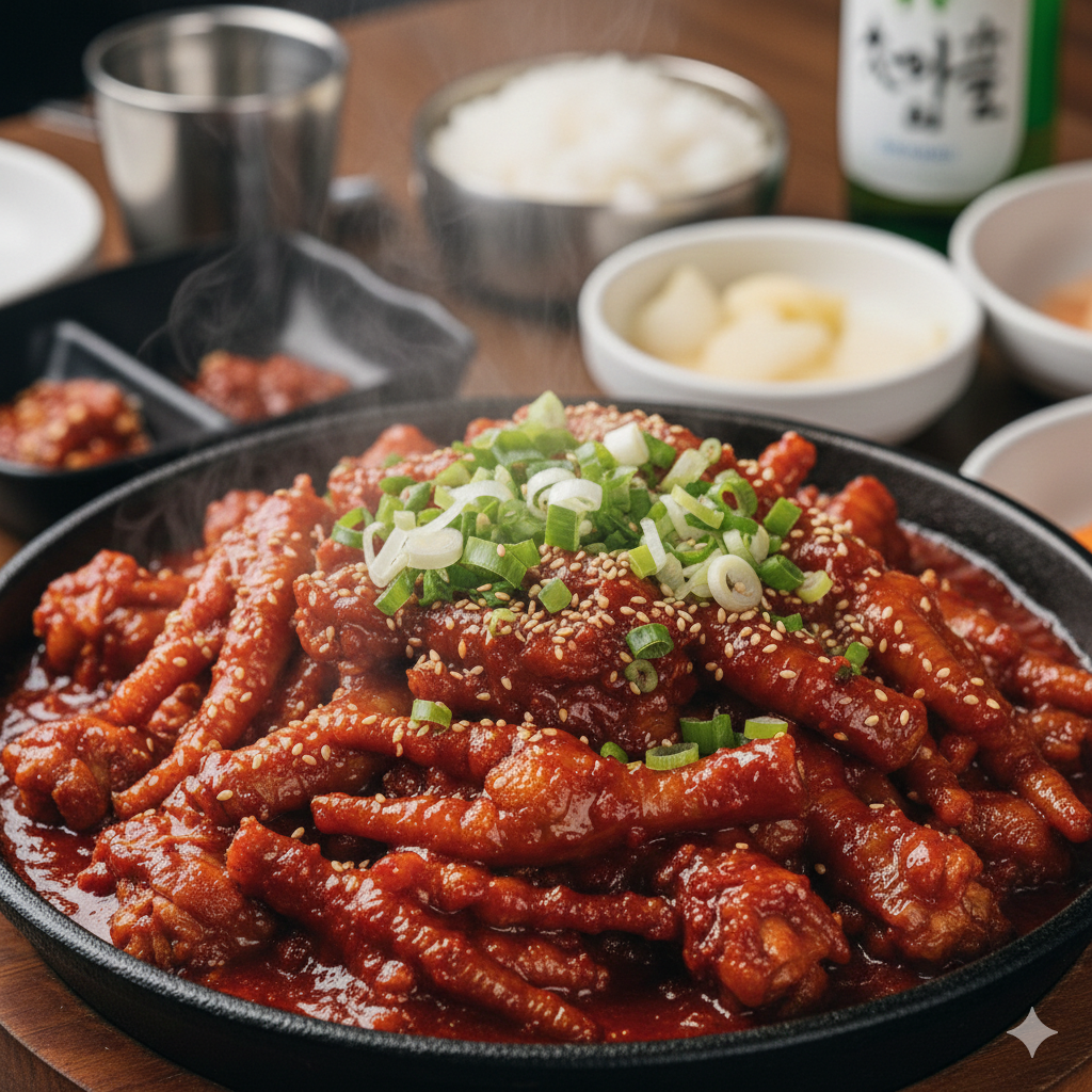 매운 닭발 레시피