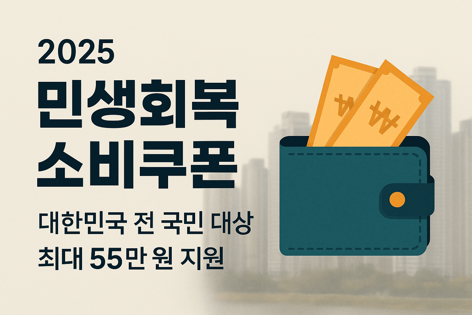 2025 민생회복 소비쿠폰 사용알림