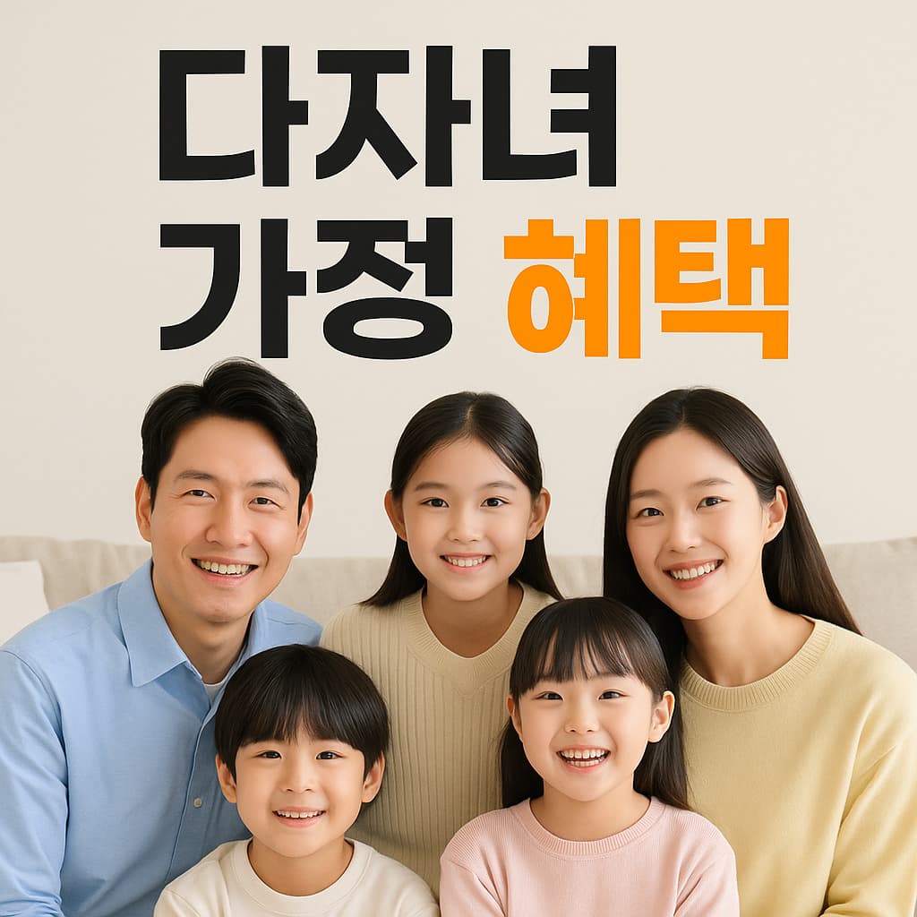 2025년 다자녀 가정 혜택 총정리: 전기요금부터 주거지원까지