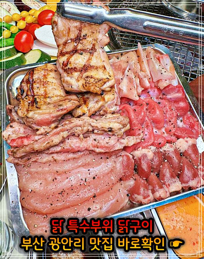 모닝 투데이 부산 광안리 닭고기 모둠구이 맛집