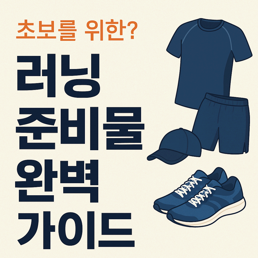 러닝준비물