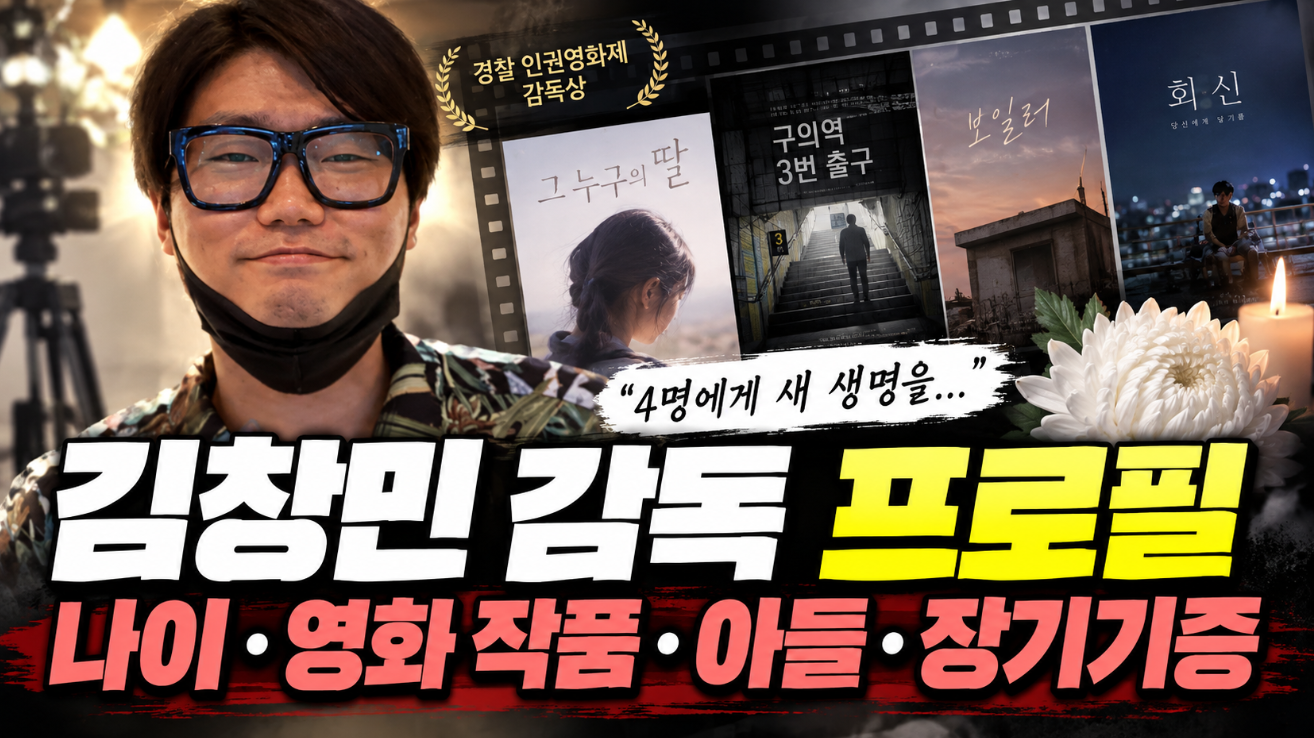 김창민 감독|프로필·나이·영화 작품·아들·장기기증