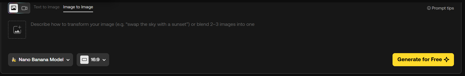나노바나나 프로 텍스트 입력창