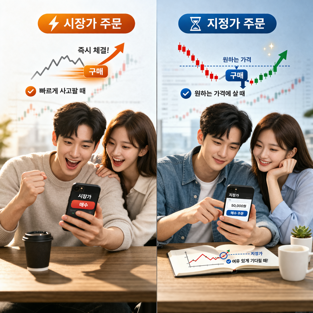 시장가 주문과 지정가 주문 차이