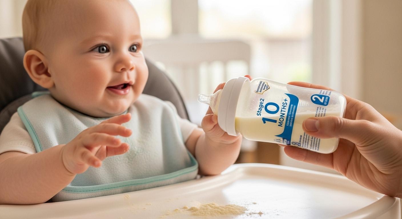 10개월 아기 분유량