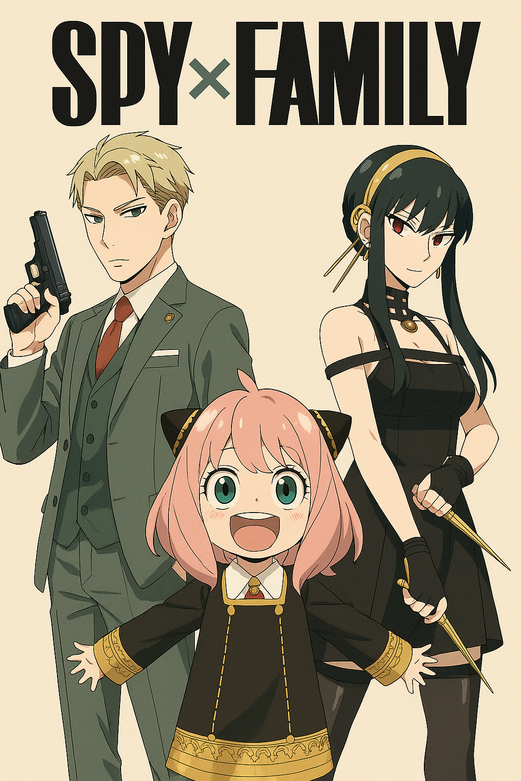 스파이 패밀리 가짜 가족 그림