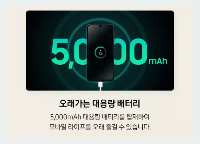 삼성 갤럭시 A16 대용량 배터리