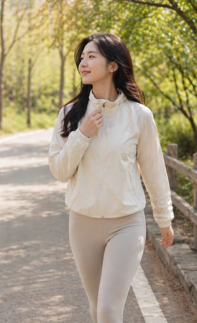 산책하는 모습